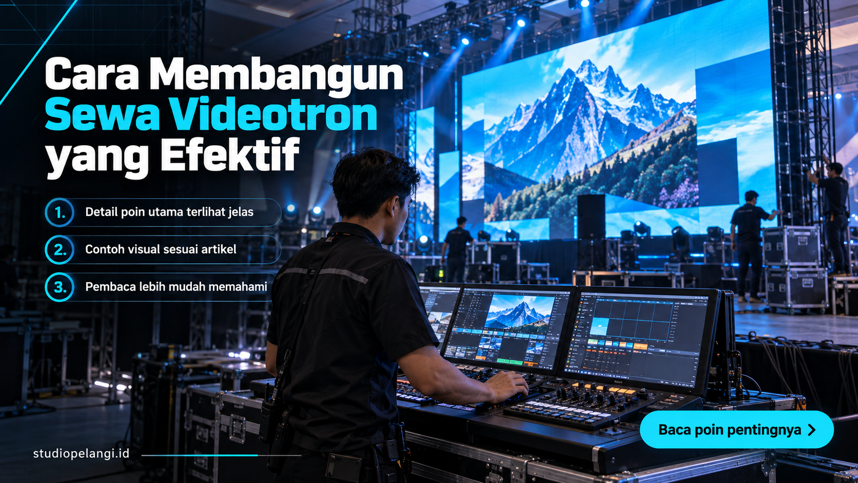 Ilustrasi jasa live streaming semarang - Cara Membangun Sewa Videotron yang Efektif