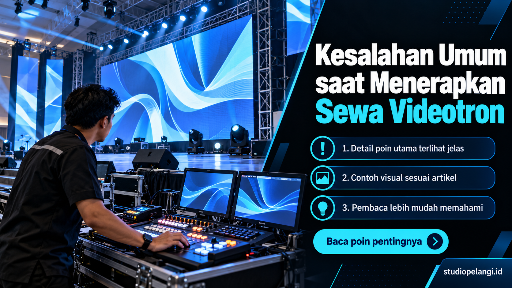 Ilustrasi jasa live streaming semarang - Kesalahan Umum saat Menerapkan Sewa Videotron