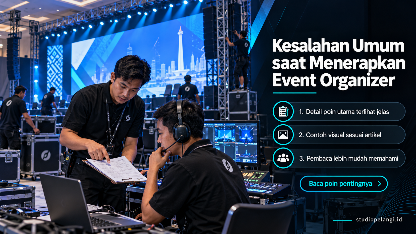 Ilustrasi jasa live streaming semarang - Kesalahan Umum saat Menerapkan Event Organizer