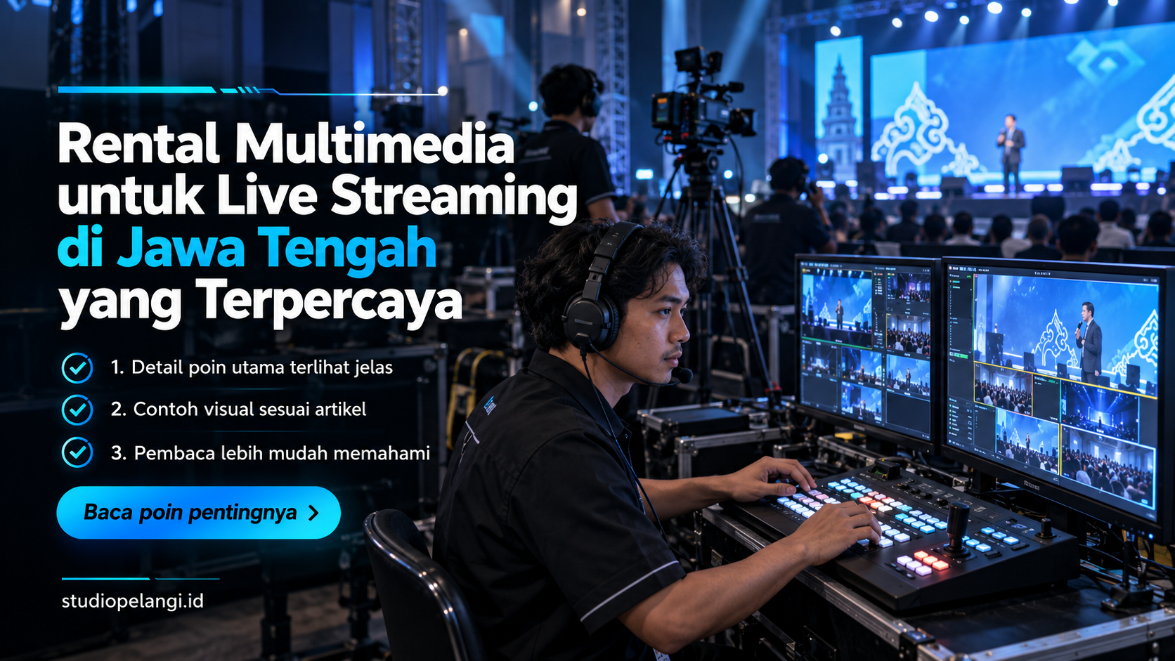 Ilustrasi jasa live streaming semarang - Rental Multimedia untuk Live Streaming di Jawa Tengah yang Terpercaya