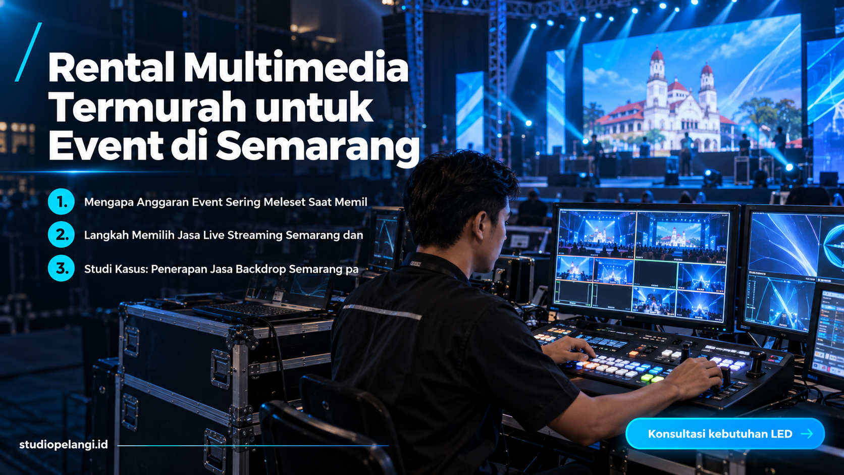 jasa live streaming semarang - Rental Multimedia Termurah untuk Event di Semarang