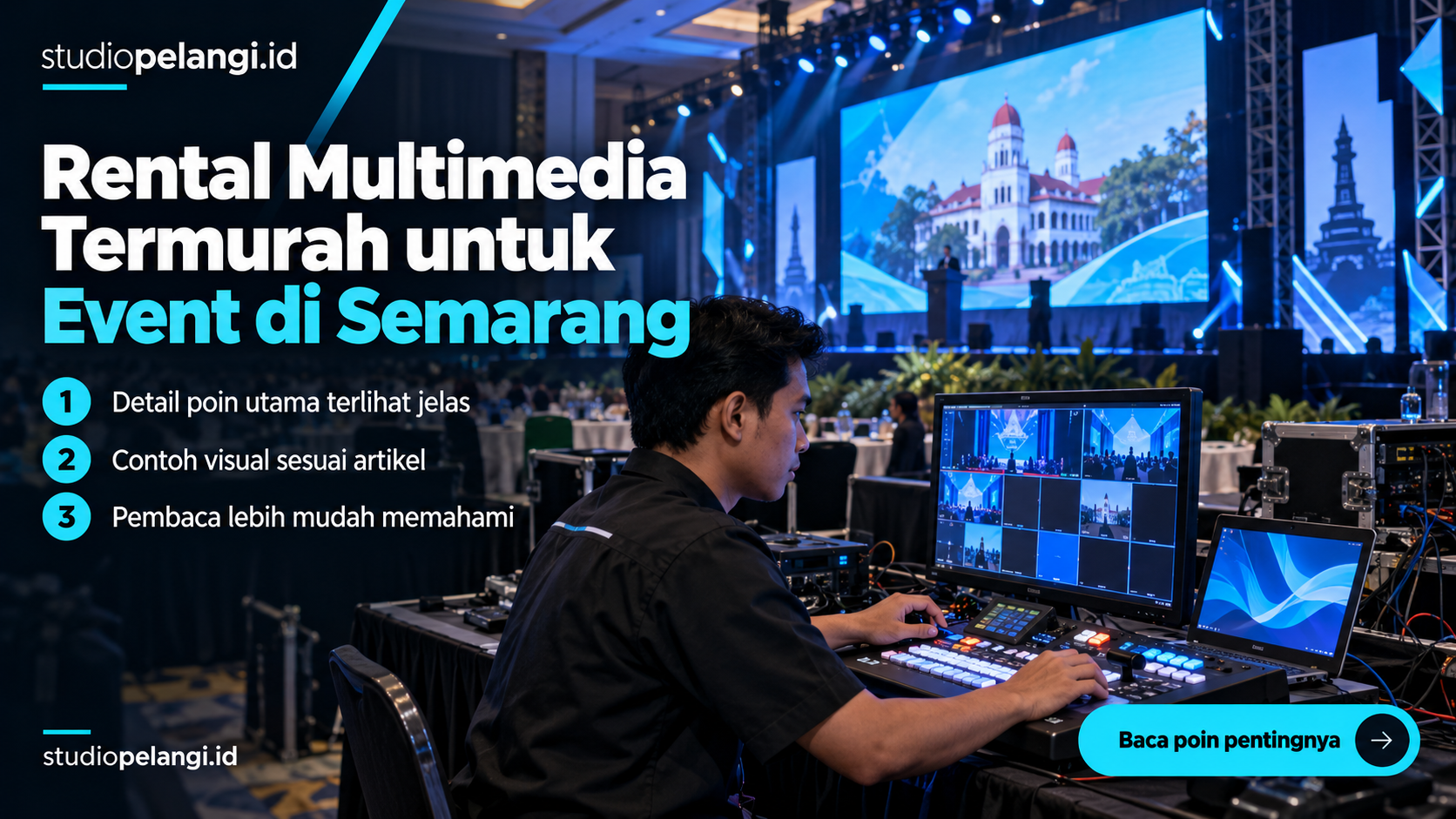 Ilustrasi jasa live streaming semarang - Rental Multimedia Termurah untuk Event di Semarang