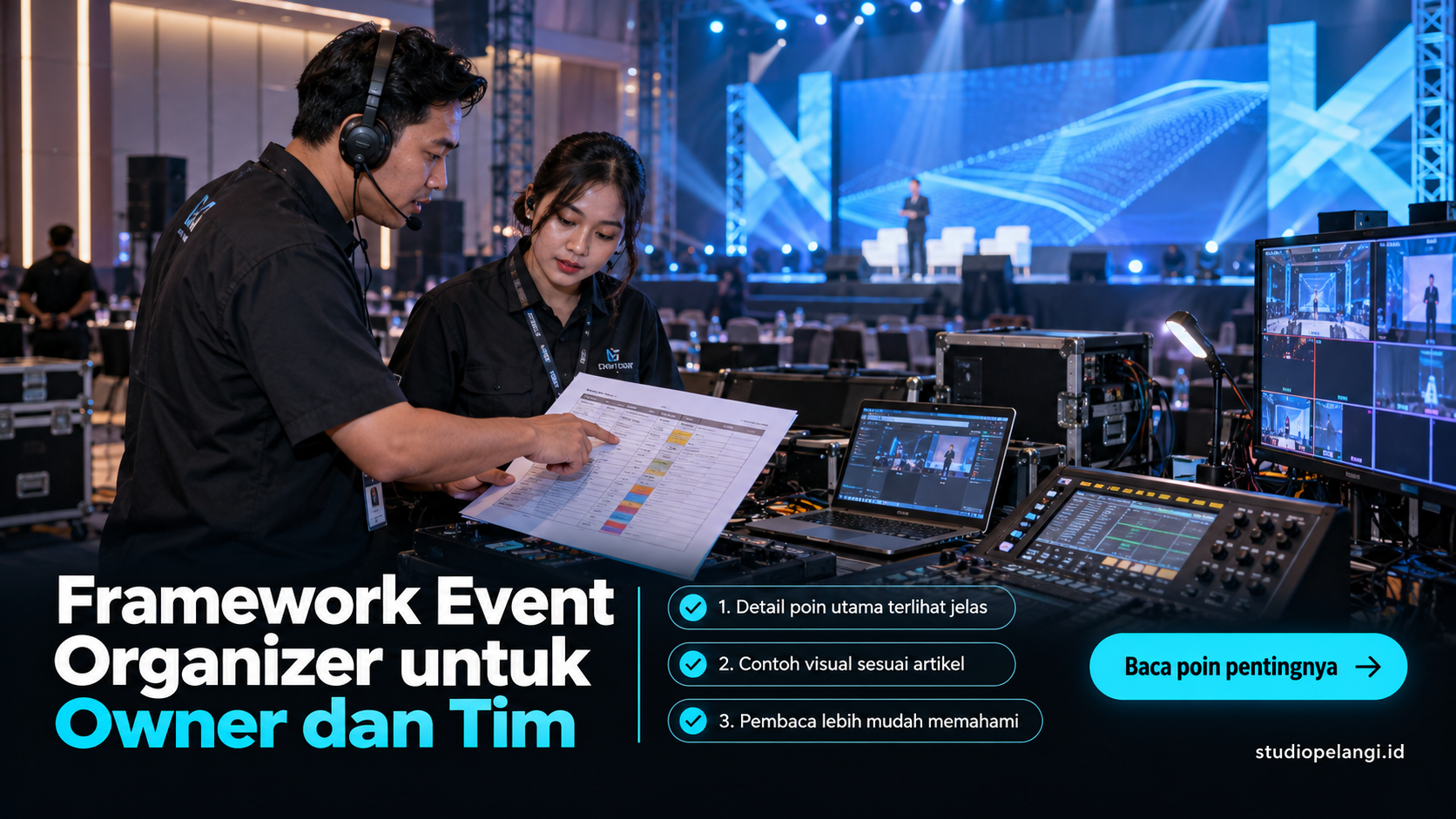 Ilustrasi jasa live streaming semarang - Framework Event Organizer untuk Owner dan Tim
