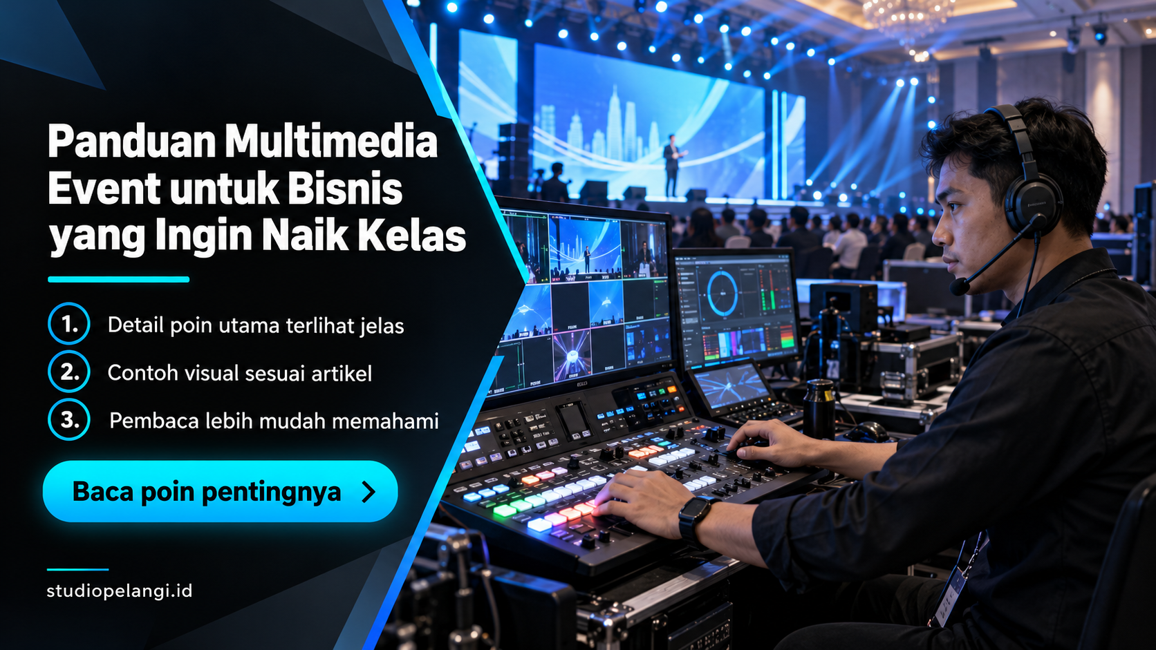 Ilustrasi jasa live streaming semarang - Panduan Multimedia Event untuk Bisnis yang Ingin Naik Kelas